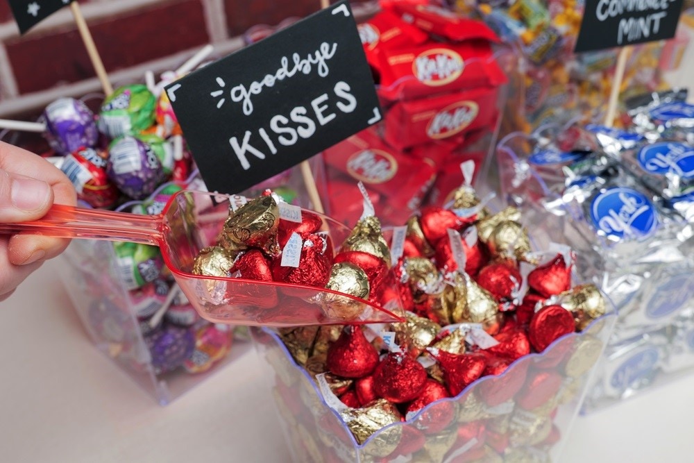 Spread of HERSHEY'S KISSES