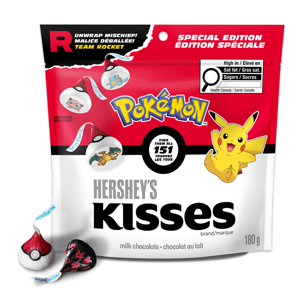 share bag of hersheys kisses pokemon foils milk chocolate candy