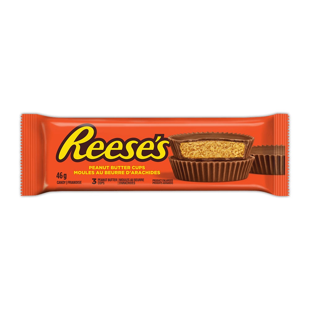 REESE S Milk Chocolate Peanut Butter Cups Candy 46g