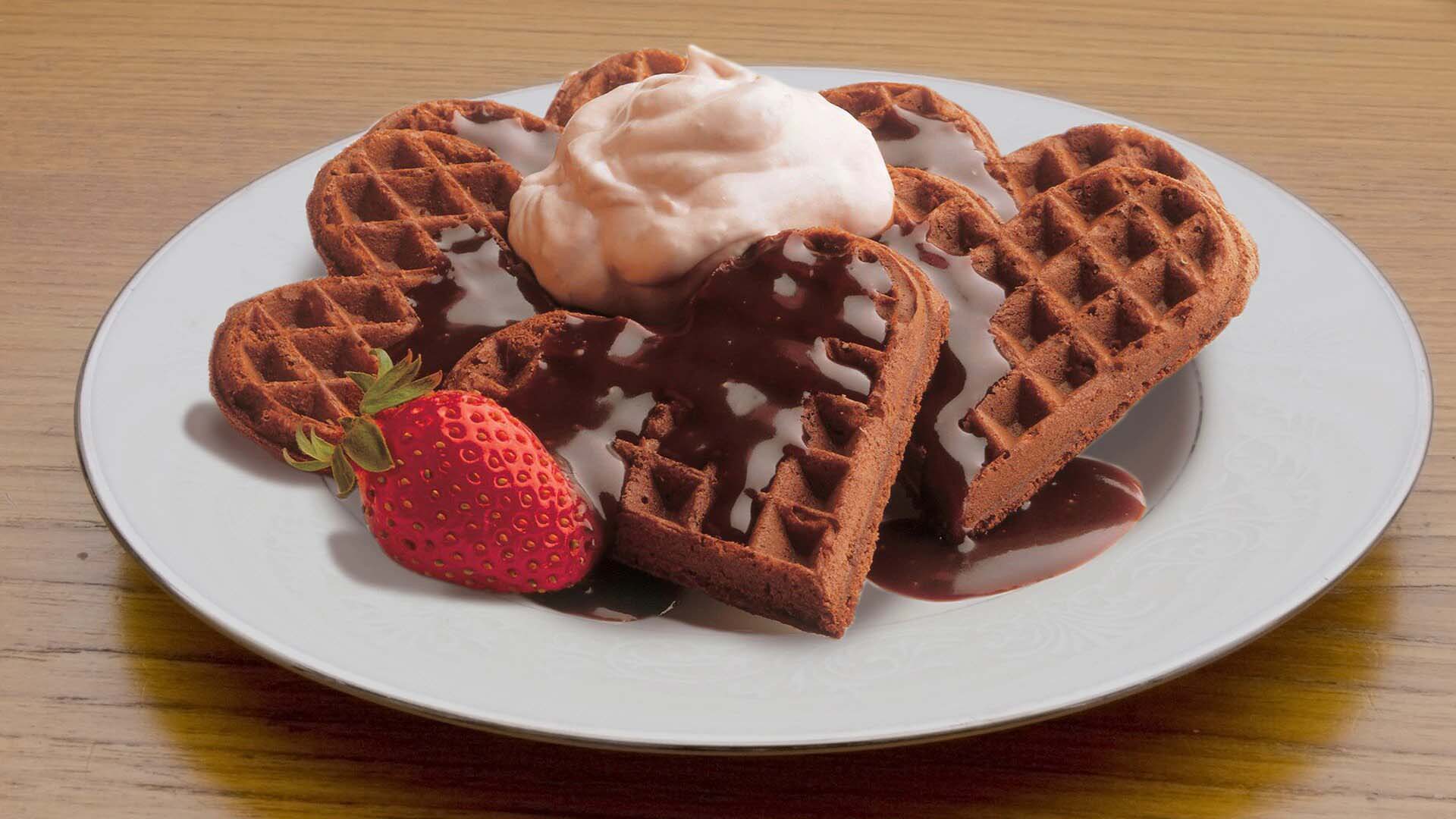 chocolate dessert waffles recipe