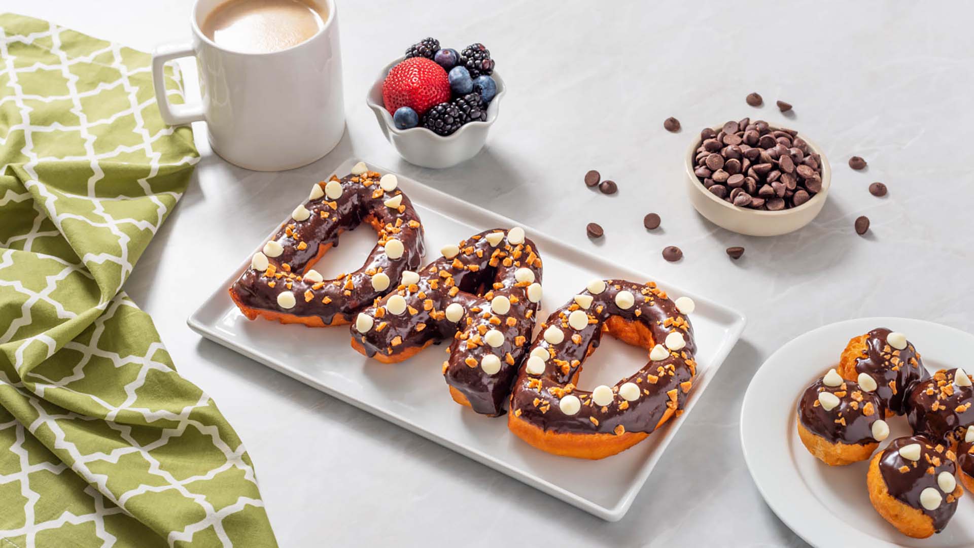 chocolate glazed doughnuts