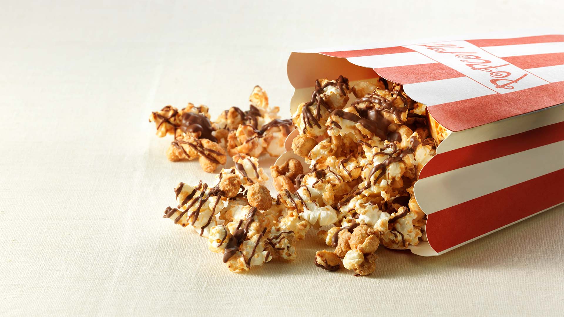 chocolate peanut butter popcorn clusters