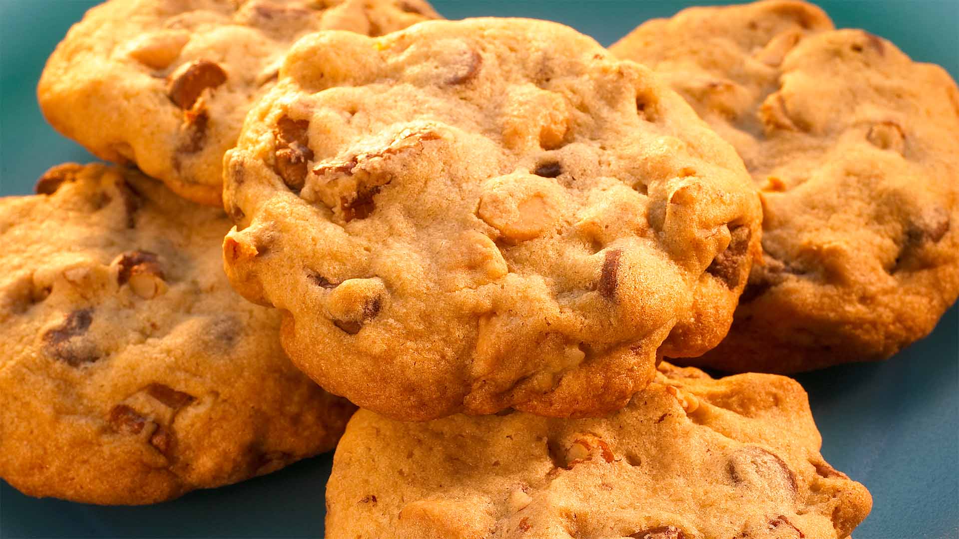 classic peanut butter and milk chocolate chip cookies