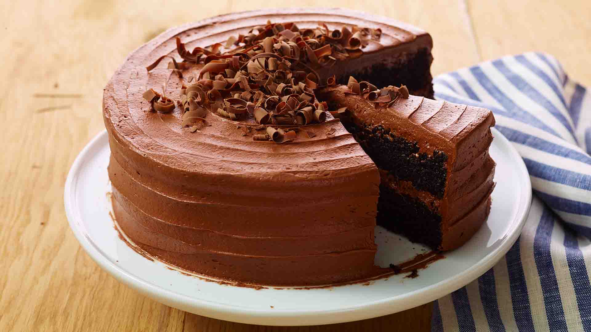 deep dark chocolate cake recipe