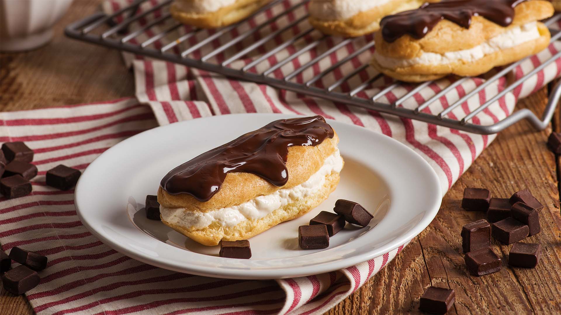 espresso cream eclairs recipe