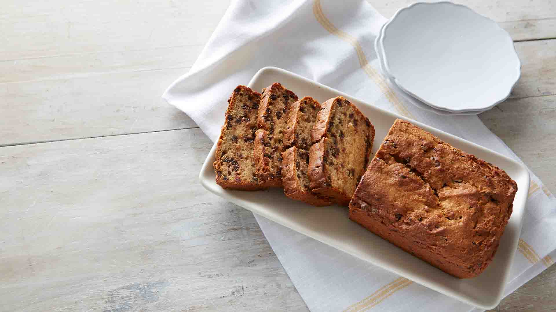 gluten free chocolate chip banana bread recipe