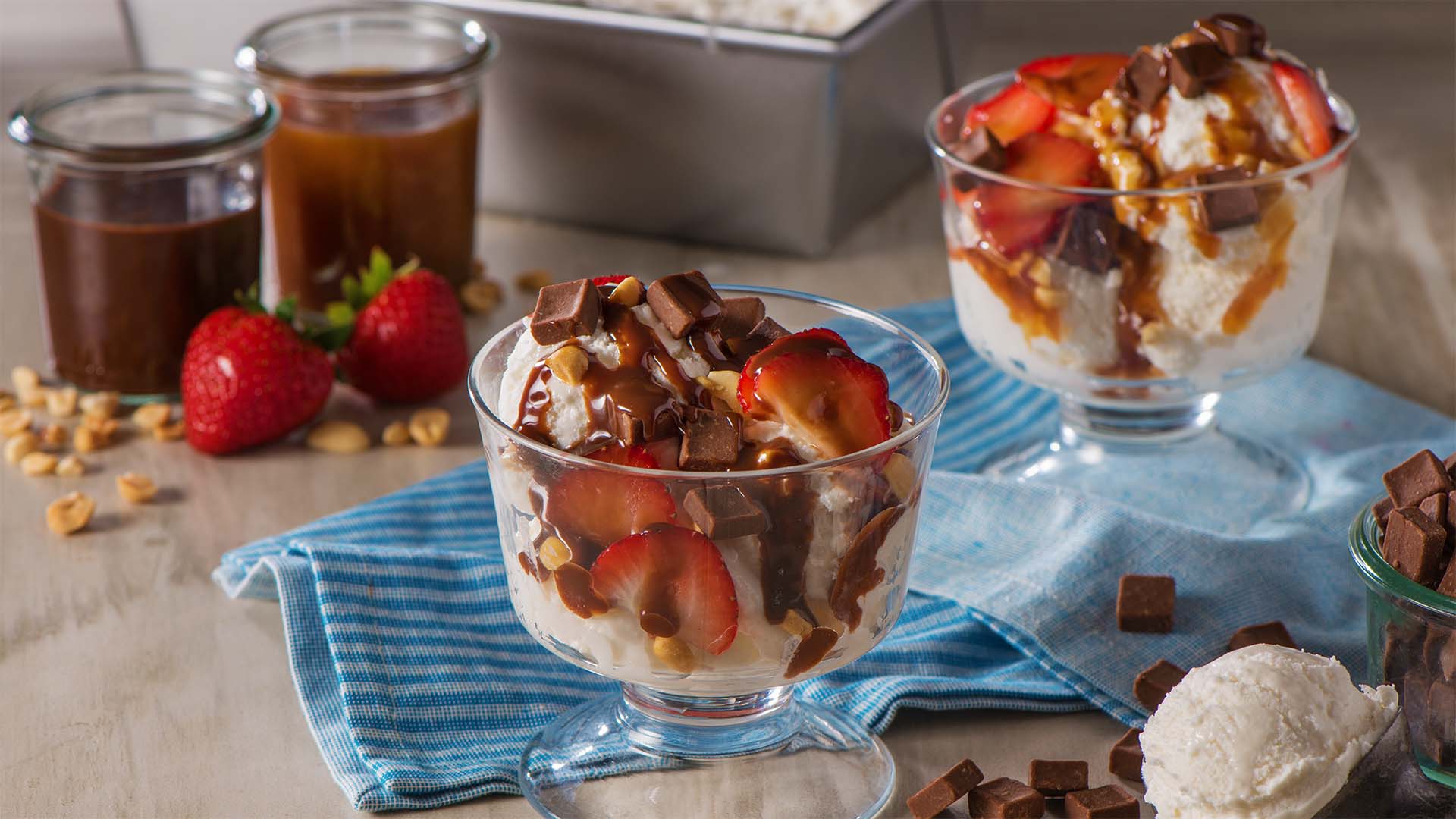 hersheys burnt caramel and milk chocolate ice cream sundae recipe