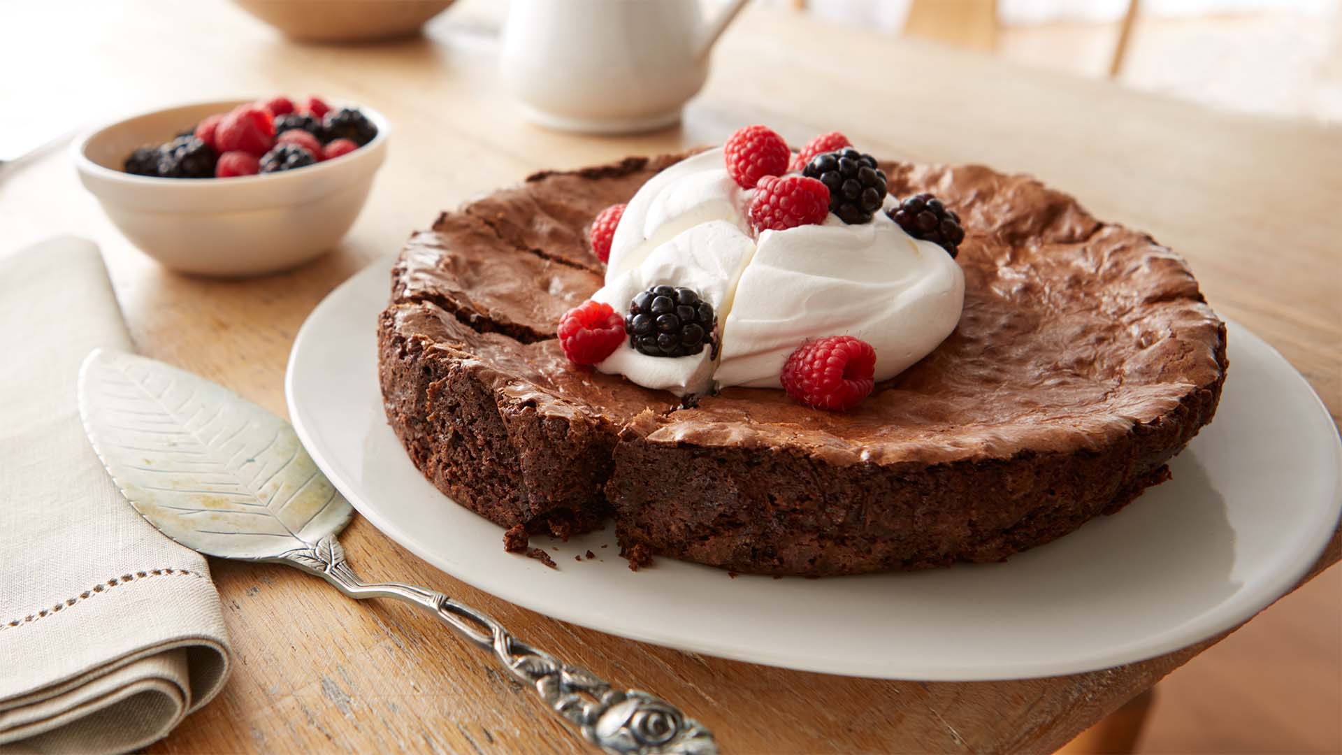 hersheys chipits berry brownie torte recipe