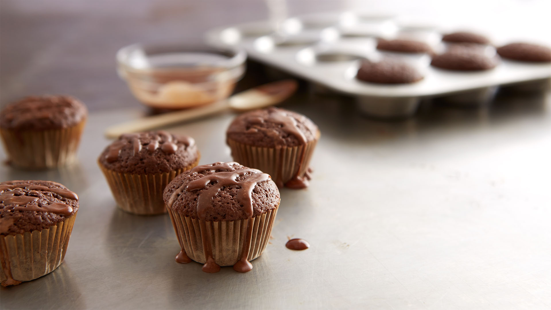 hersheys mocha glazed brownie cups recipe