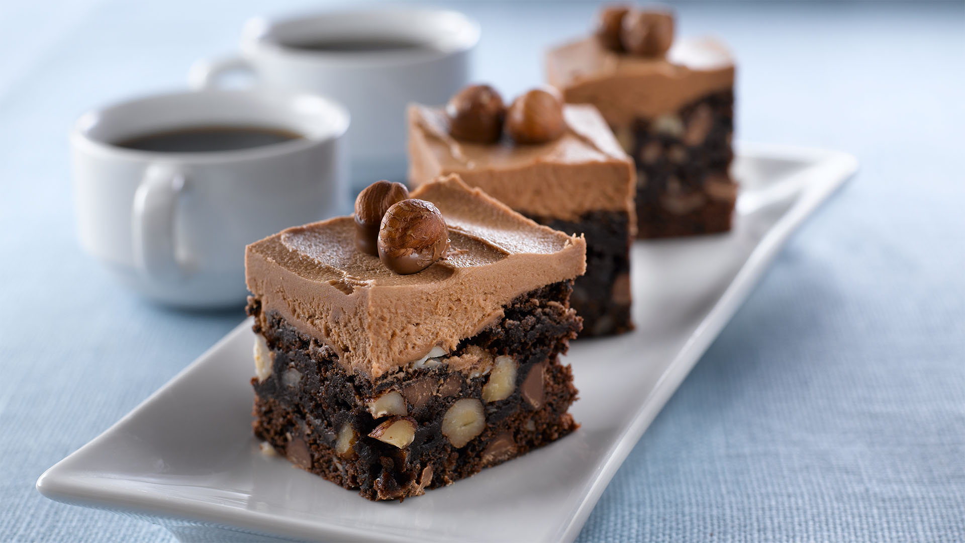 milk chocolate hazelnut brownies recipe