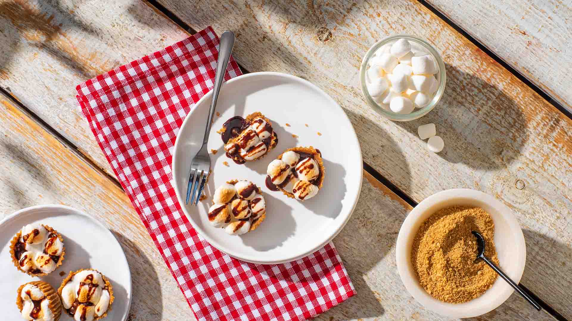 mini smores tarts