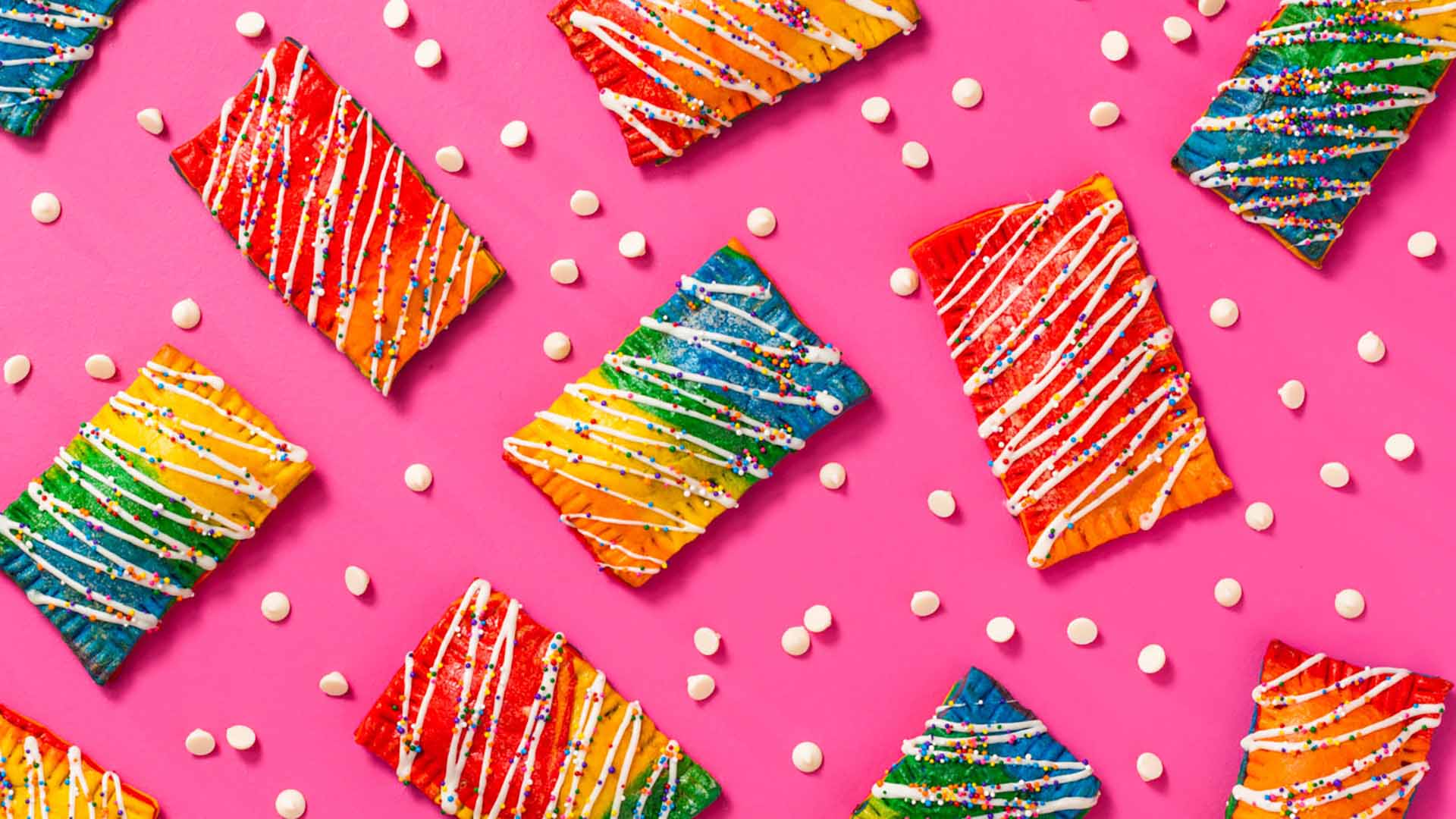 rainbow toaster pastries