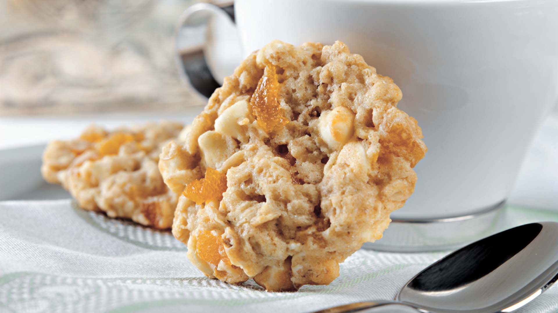 biscuits d avoine aux abricots et aux brisures blanches