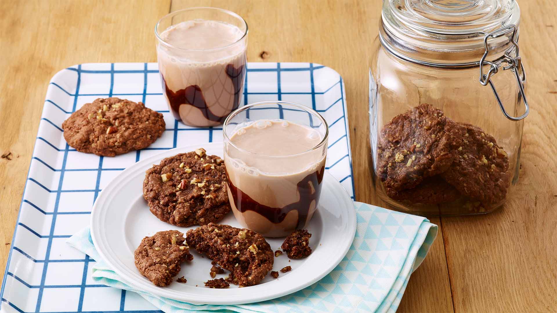 bouchees de brownies a l avoine hersheys