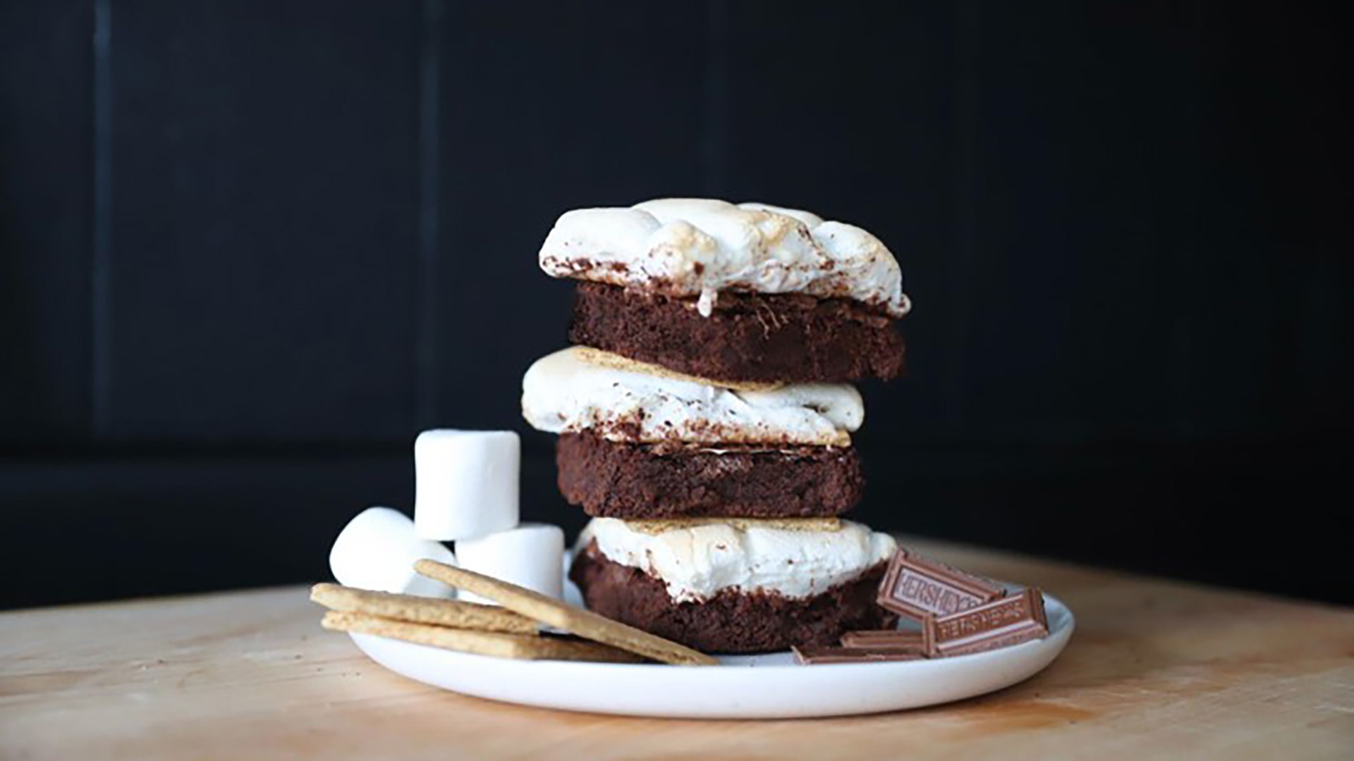 le brownie hershey smores