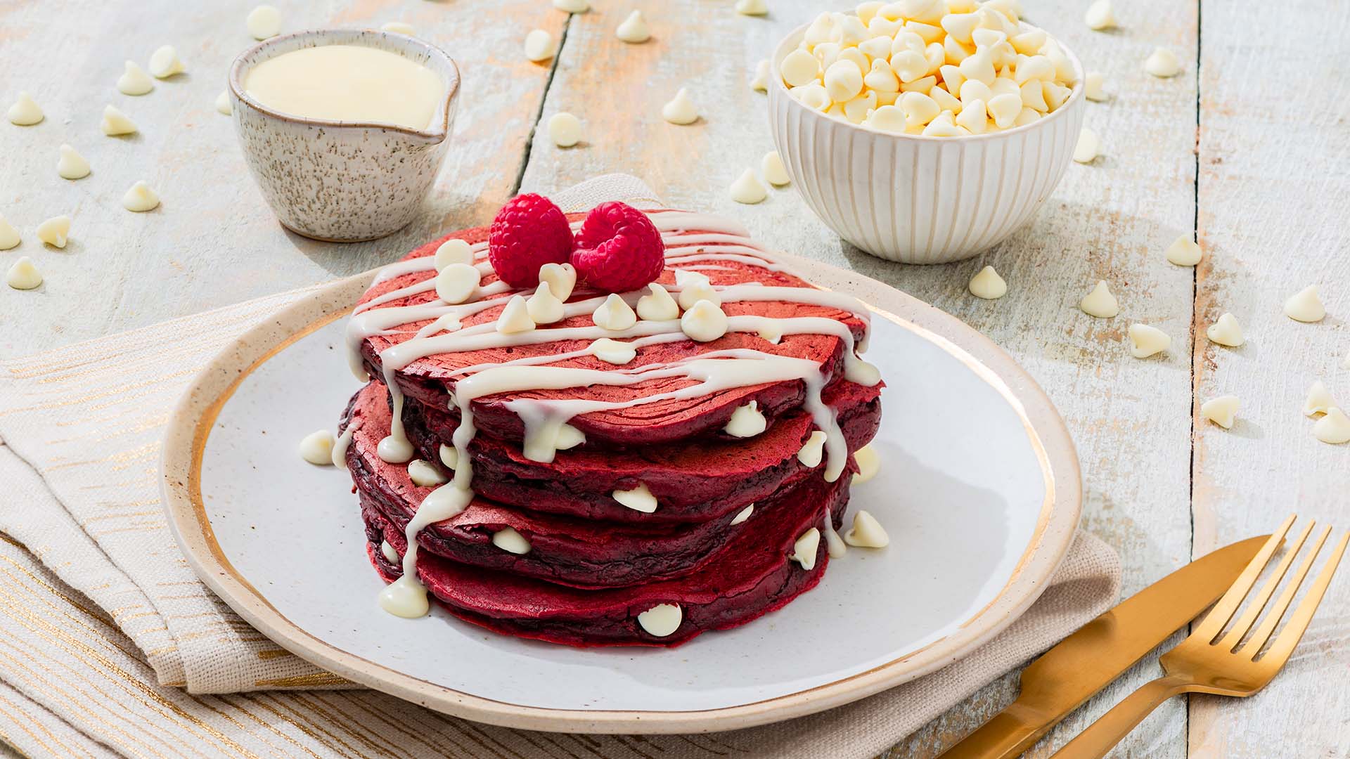 pancakes veloutees rouges