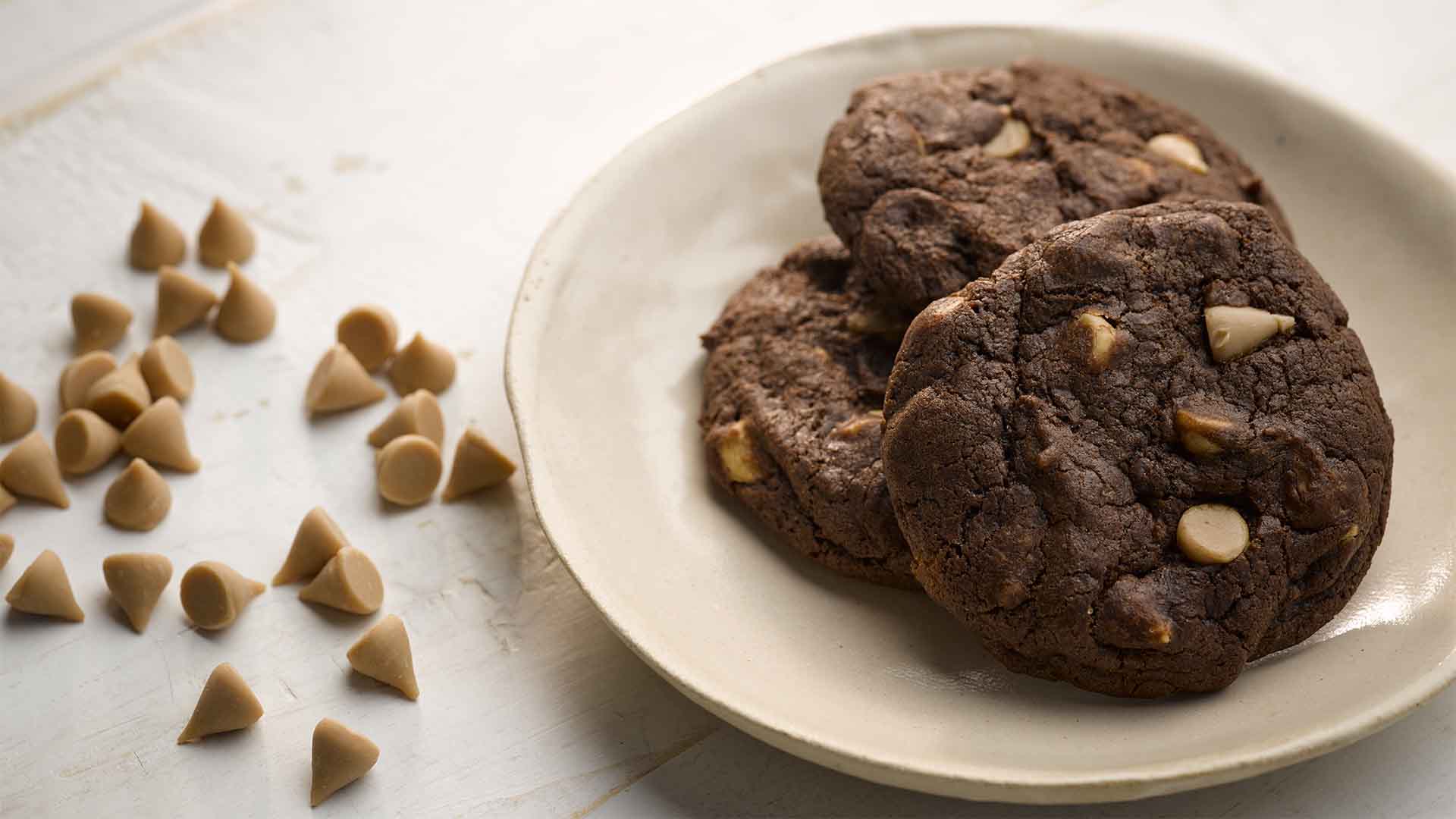 biscuits au chocolat et brisures de caramel au sel de mer chipits