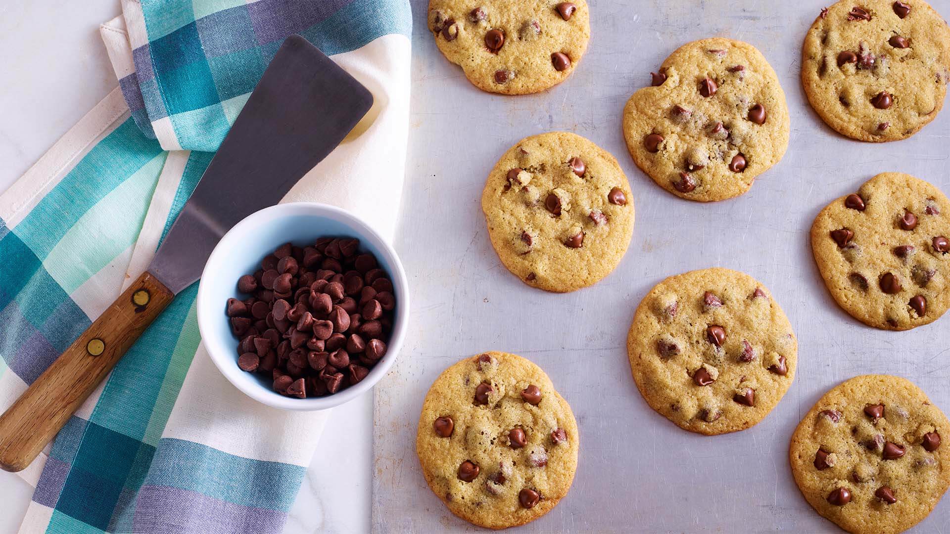 Biscuits moelleux aux brisures de chocolat