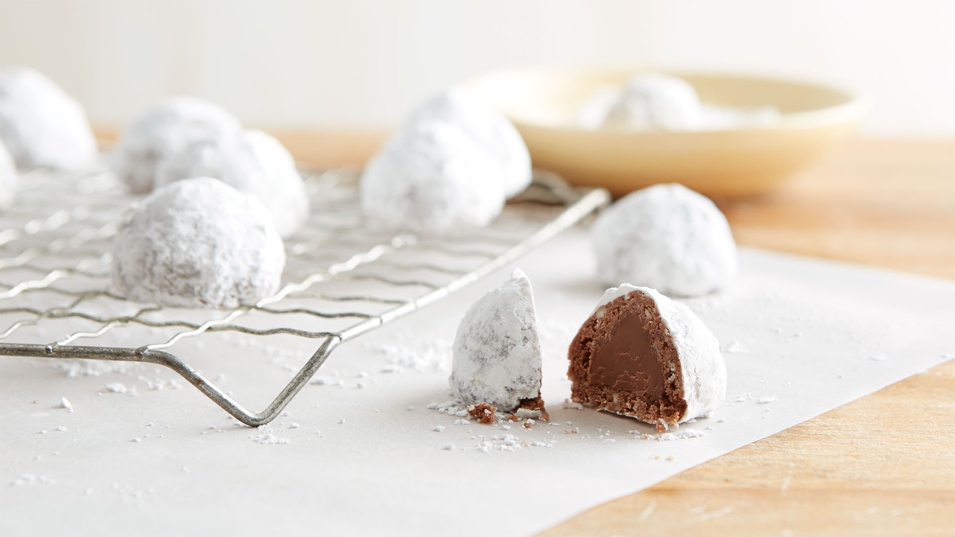 recette de boules de neige au chocolat hersheys