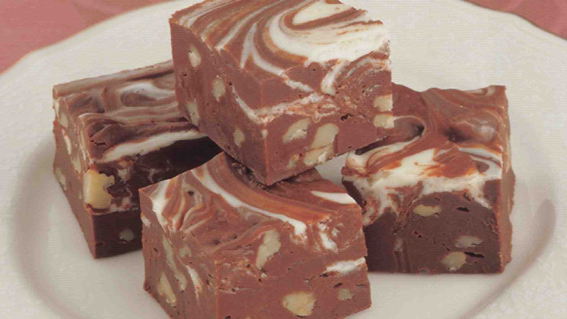 recette de fudge marbre a la guimauve