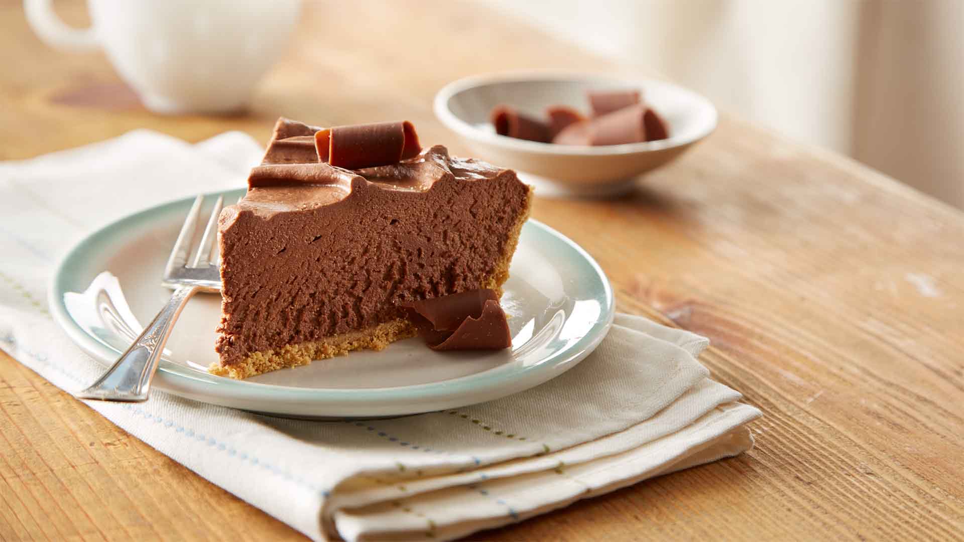 gâteau au fromage au chocolat sans cuisson