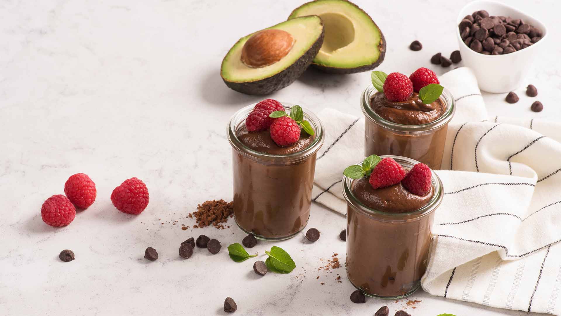 mousse à l’avocat et au chocolat