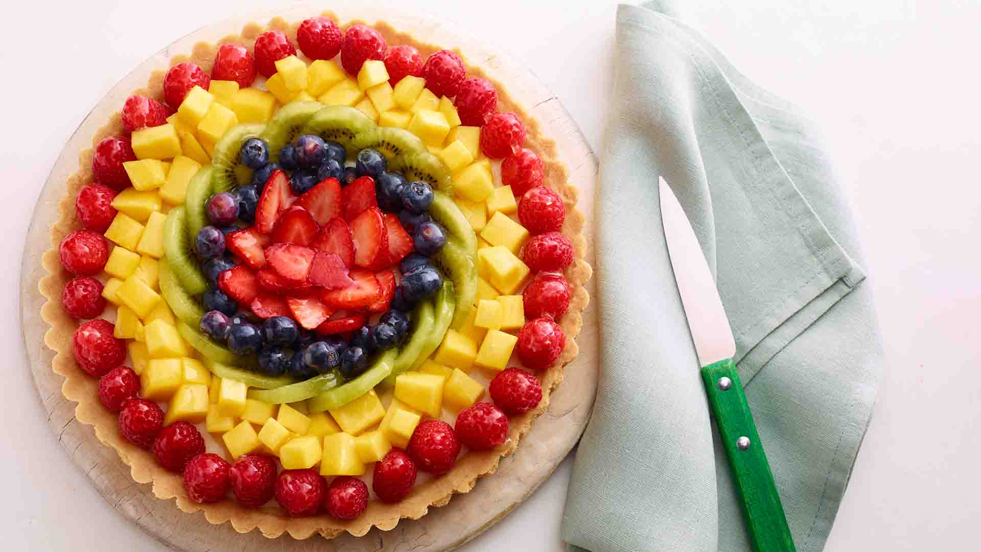 tartelette aux fruits et au chocolat blanc