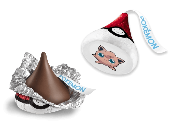 hersheys kisses pokemon foils milk chocolate candy