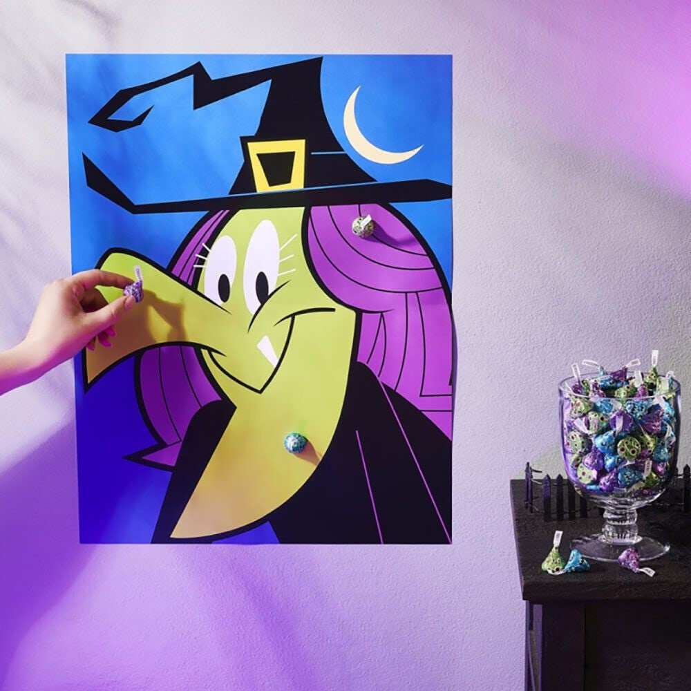 hersheys halloween pin the wart on the witch craft